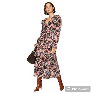 NWT Marie Oliver Blythe Midi Dress in Mandala